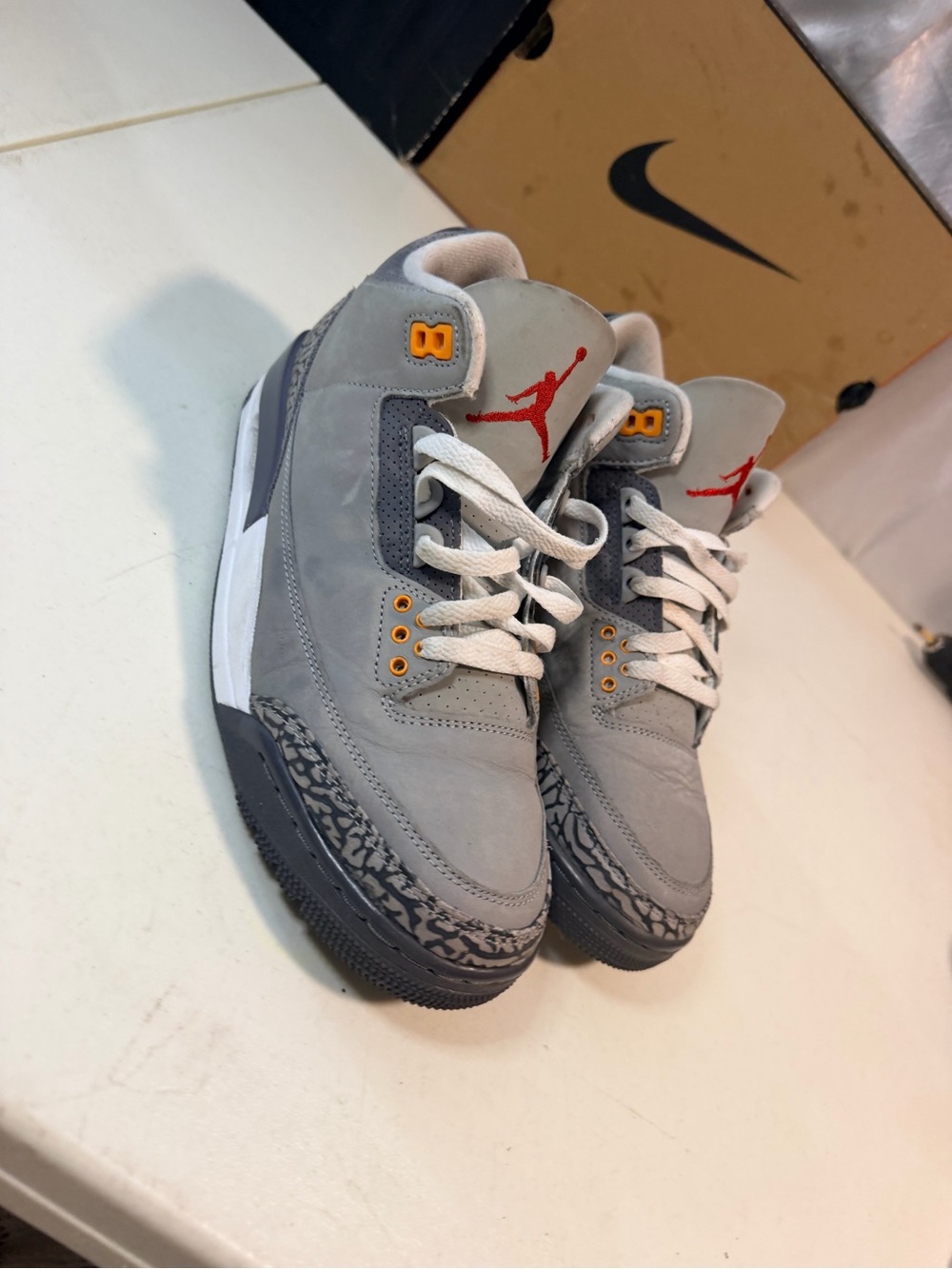 Jordan Air Jordan 3 Retro Cool Grey Men's Mid Top Lace-Up